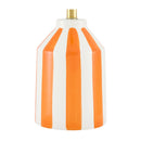 Modern European furniture - Vertical Lined Ceramic Table Lamp - www.oroatrade.com