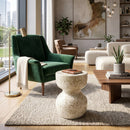 Modern European furniture - Hourglass Ceramic Garden Stool - www.oroatrade.com
