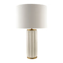 Hospitality furniture - Modern White Linen Table Lamp - www.oroatrade.com