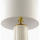 Hospitality furniture - Modern White Linen Table Lamp - www.oroatrade.com
