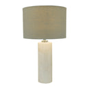 Hospitality furniture - White Cylindrical Marble Table Lamp - www.oroatrade.com