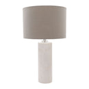 Hospitality furniture - White Cylindrical Marble Table Lamp - www.oroatrade.com