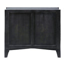 Modern European furniture - Reeded Mango Wood Cabinet - www.oroatrade.com