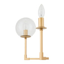Contract furniture - 5-Light Clear Glass Chandelier - www.oroatrade.com