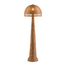 Hospitality furniture - Natural Rattan Dome Floor Lamp - www.oroatrade.com