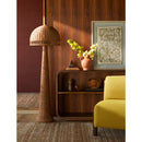 Hospitality furniture - Natural Rattan Dome Floor Lamp - www.oroatrade.com