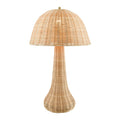 Modern European furniture - Domed Rattan Table Lamp - www.oroatrade.com