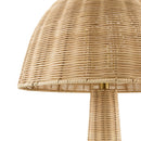 Modern European furniture - Domed Rattan Table Lamp - www.oroatrade.com