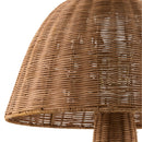 Modern European furniture - Domed Rattan Table Lamp - www.oroatrade.com