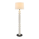 Hospitality furniture - Lacquered White Accent Floor Lamp - www.oroatrade.com