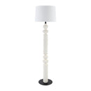 Hospitality furniture - Lacquered White Accent Floor Lamp - www.oroatrade.com