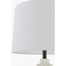 Hospitality furniture - Lacquered White Accent Floor Lamp - www.oroatrade.com
