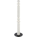 Hospitality furniture - Lacquered White Accent Floor Lamp - www.oroatrade.com