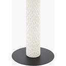 Hospitality furniture - Lacquered White Accent Floor Lamp - www.oroatrade.com