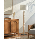 Hospitality furniture - Lacquered White Accent Floor Lamp - www.oroatrade.com