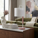 Modern European furniture - Gooseneck Linen Accent Table Lamp - www.oroatrade.com