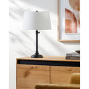 Modern European furniture - Iron Base Linen Table Lamp - www.oroatrade.com