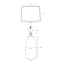Hospitality furniture - Brown Paper Accent Table Lamp - www.oroatrade.com