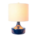 Modern European furniture - Drum Linen Ceramic Table Lamp - www.oroatrade.com