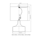 Modern European furniture - Drum Linen Ceramic Table Lamp - www.oroatrade.com