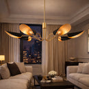 Hospitality furniture - Black Metal Shades 6-Light Chandelier - www.oroatrade.com