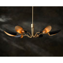 Hospitality furniture - Black Metal Shades 6-Light Chandelier - www.oroatrade.com