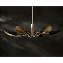 Hospitality furniture - Black Metal Shades 6-Light Chandelier - www.oroatrade.com