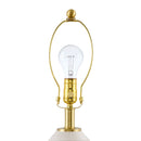 Contract furniture - Red Patterned Fabric Table Lamp - www.oroatrade.com