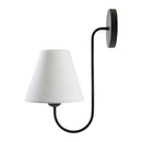 Hospitality furniture - Linen Curved-Arm Wall Lamp - www.oroatrade.com