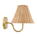 Modern European furniture - Rattan Shade Wall Lamp - www.oroatrade.com