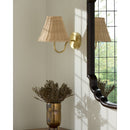 Modern European furniture - Rattan Shade Wall Lamp - www.oroatrade.com
