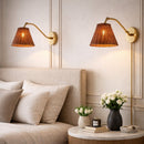 Modern European furniture - Rattan Shade Wall Lamp - www.oroatrade.com