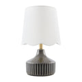 Modern European furniture - Scalloped Jute Table Lamp - www.oroatrade.com