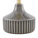Modern European furniture - Scalloped Jute Table Lamp - www.oroatrade.com