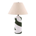 Modern European furniture - Painted Two-Toned Table Lamp - www.oroatrade.com