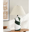 Modern European furniture - Painted Two-Toned Table Lamp - www.oroatrade.com