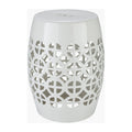 Modern European furniture - Openwork Ceramic Garden Stool - www.oroatrade.com