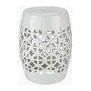 Modern European furniture - Openwork Ceramic Garden Stool - www.oroatrade.com