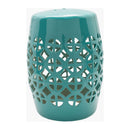 Modern European furniture - Openwork Ceramic Garden Stool - www.oroatrade.com