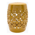 Modern European furniture - Openwork Ceramic Garden Stool - www.oroatrade.com