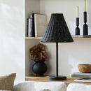 Hospitality furniture - Black Rattan Accent Table Lamp - www.oroatrade.com