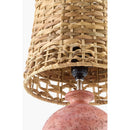 Hospitality furniture - Cement Woven Seagrass Table Lamps (2) - www.oroatrade.com