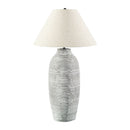Hospitality furniture - Textured Cement Accent Table Lamp - www.oroatrade.com