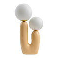 Modern European furniture - Double Round Glass Table Lamp S - www.oroatrade.com