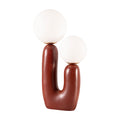 Modern European furniture - Double Round Glass Table Lamp S - www.oroatrade.com
