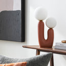 Modern European furniture - Double Round Glass Table Lamp S - www.oroatrade.com