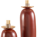 Modern European furniture - Double Round Glass Table Lamp S - www.oroatrade.com