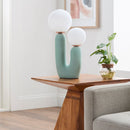 Modern European furniture - Double Round Glass Table Lamp S - www.oroatrade.com
