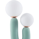Modern European furniture - Double Round Glass Table Lamp S - www.oroatrade.com