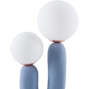 Modern European furniture - Double Round Glass Table Lamp S - www.oroatrade.com